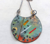 Tiffany - Sterling Silver, Double-Sided Enamel Necklace