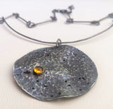 Unearthed Citrine, sterling silver and citrine necklace