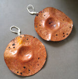 Unearthed II, Sterling Silver and Copper earrings